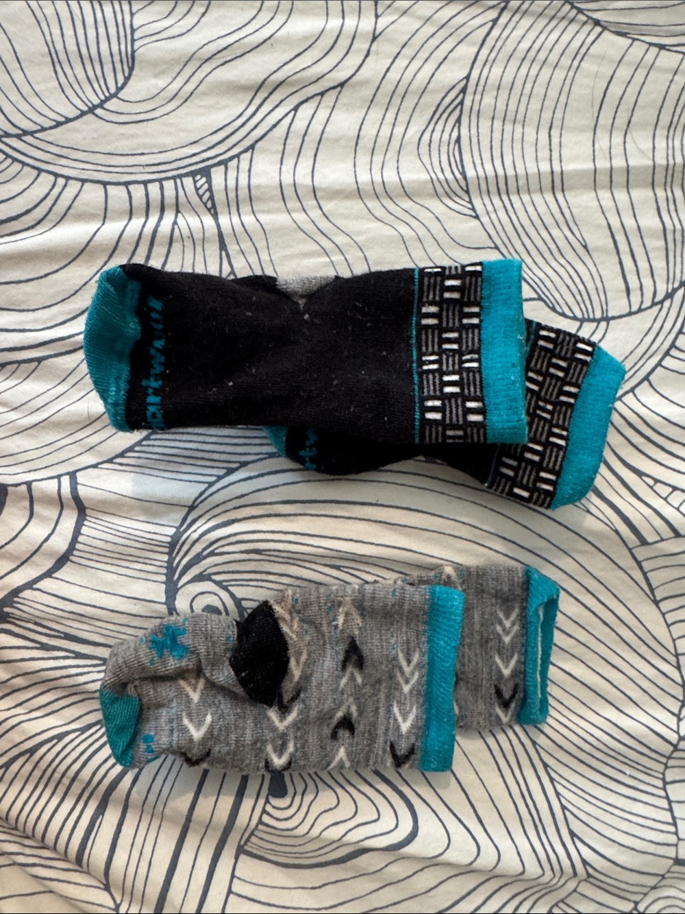 2 pairs Smartwool baby toddler socks